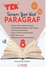 8. Sınıf Tek Paragraf Tamamı Yeni Nesil Soru Kitabı kapak görseli